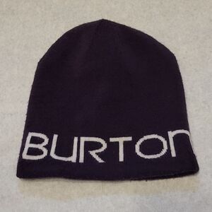 Burton dark purple knit toque